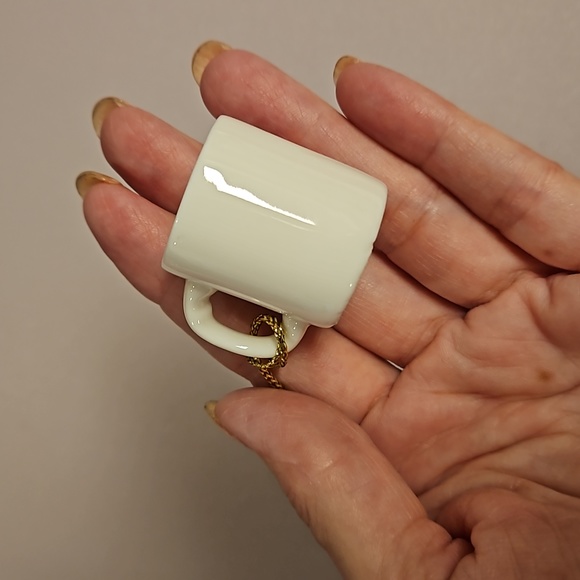 Lot of 4 'Maureen' ornaments angel bell miniature mug carved wood name EUC - Picture 10 of 10